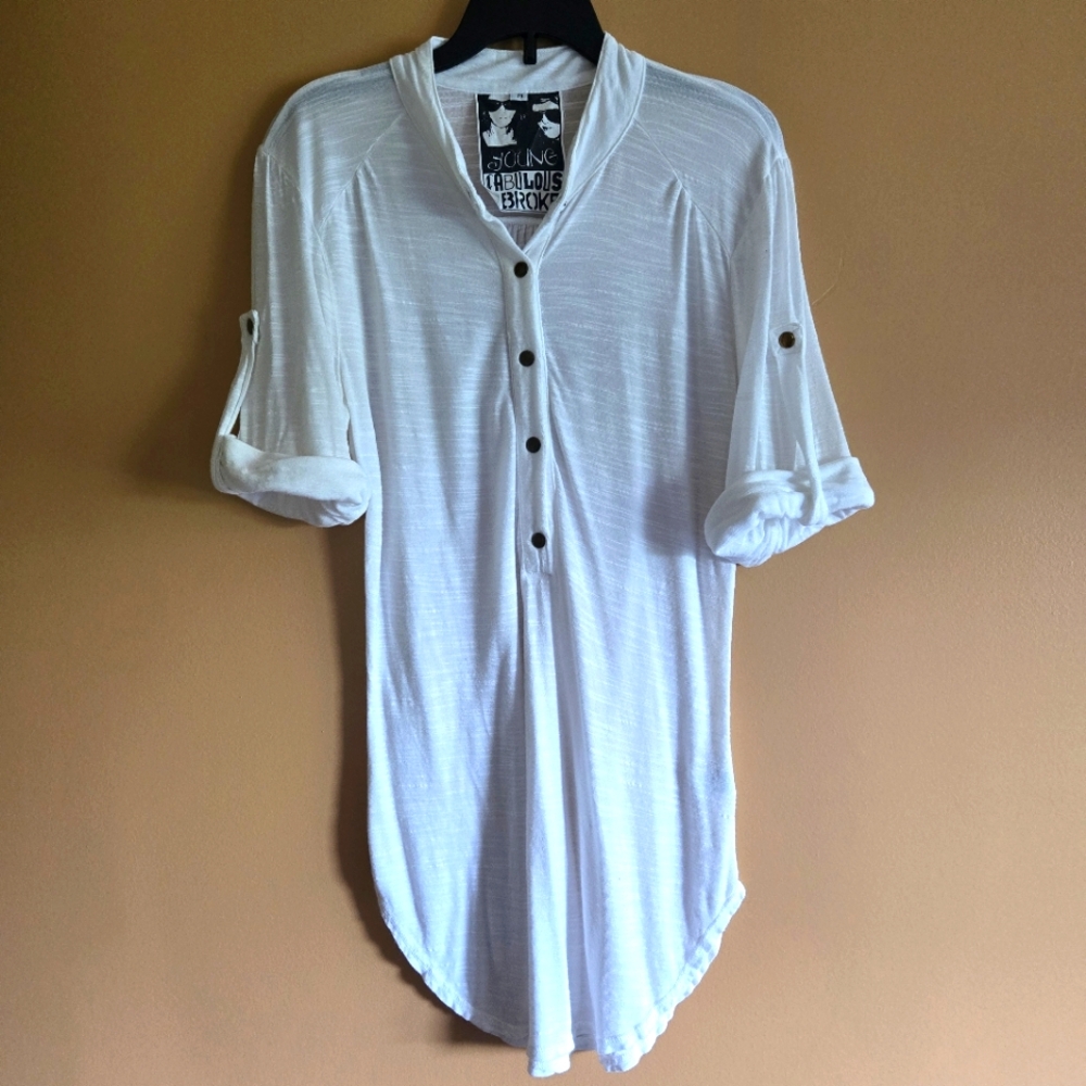 YF&B Cuffed Asymmetrical Top PTP=16"+